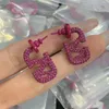 Estudio de diseño de mujeres de alta calidad estilo de lujo simple v pendientes de pareja de amor para valentinolies dama fiesta de boda regalos kh4f