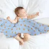 Couvertures bébé Swaddle couverture printemps été enveloppe pour bébé garçons filles respirant double face né literie confortable