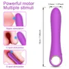 Vibratore potente del punto G a 10 velocità per le donne Dildo in silicone morbido Vibratore stimolatore del clitoride della vagina Giocattoli del sesso femminile per adulti