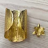 Браслет арабский дизайн 24k золотой цвет эфиопский для женщин большой тонкий браслет Дубай ювелирные изделия африканские аксессуары