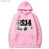 Sweats à capuche pour hommes Sweatshirts Anime Initial D Sweat à capuche Drift JDM Pull surdimensionné Sweat-shirt Taille UE Silvia Streetwear S Comic14 Japan Car Manches longues Unisexe Q231110