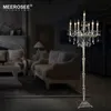 Vintage Crystal Floor Lamp Floor Bronze Stand Light Fixture Cristal Candelabra Silver Standing Lamp High Quality Decoration Lighting