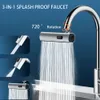 New 3-IN-1 720°Rotatable Faucet Extension Universal Kitchen Sink Faucet Washbasin faucet Bubbler Anti Splash Filter Bathroom Faucet