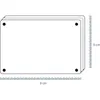 Cornici 5/10 PCS 2-Lati Acrilico Trasparente Frigorifero Magnetico Po Frame-Elegante Frameles Display Fujifilm Mini Pellicola Supporto Creativo FAI DA TE
