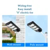 Floodlights Solar Street Lights Outdoor, LED Parking Lot Lights Waterproof, 6500K Solar Security with Motion Sensor, Light Control for Garden Yard Wall lamp 300W