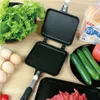 Nuovo Più Nuovo NUOVO Gas Sabbia Teglia Sabbia Maker Flip Machine Waffle Pancake Maker Tostapane Formaggio Maker Teglia Attrezzo Della Cucina