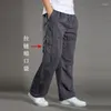 Pantaloni da uomo Cargo Primavera Abbigliamento da lavoro in cotone traspirante Pantaloni estivi da arrampicata casual di grandi dimensioni Pantaloni sportivi da uomo Pantaloni autunnali