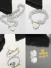 قلادات المجوهرات الفضية الذهبية سلاسل سلسلة ربط مجوهرات فاخرة قلادة قلادة مخصصة للرجال الرجال الحب السهم مطلية