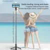 Selfie Monopods Selfie Stick Mini trípode plegable con fotografía Luz de relleno Mini inalámbrico Bluetooth 2022 Nuevo estilo para iOS Android Q231110