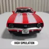 Модель самолета 1 36 Модель автомобиля Camaro SS 1969 Масштаб Металлическая литая под давлением копия дома Миниатюрный художественный автомобиль Украшение для хобби Kid Boy Toy 231109