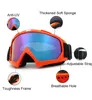 Skibrille Skibrille Antibeschlag-Skibrille Winter Snowboard Radfahren Motorrad Winddichte Sonnenbrille Outdoor-Sport Taktische Schutzbrille 231109