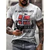 T-shirts pour hommes Été Européen et Américain Street 3D T-shirt Bee Cross Theme Print Fashion Short Sleeve Top | | - 230410