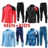 23/24 City Kids Man de Bruyne voetbaltrainingspakken GREALISCHE SUPPLEMETENT JAAD FOTTBALL TRAININGSPAK VASTE MAILLOT DE FOUNT Olympique Tracksuit voetbal Jogging 01