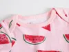 Set di abbigliamento 2023 Born Baby Girl Clothes manica corta 3 pezzi/set body in cotone tuta tuta da ragazzo