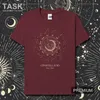 メンズTシャツコンステレーションアート12星座メンズシャツティーホワイトストリートウェアミーティングトップスファッションジム服の夏