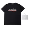 2023 Neues Designer-Damen-T-Shirt High-End-Shirt High Edition 23 Early Spring Sleeve T-Shirt Coke Wave Graffiti Print Trend Lovers