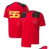2023 Saison Racing Sportswear Hommes et femmes Fans d'été Chemise de grande taille Vêtements à manches courtes F1 Team T-shirt Drop Livraison Dhalq