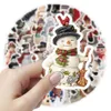 50st Snowman's Secret Series Waterproof Sticker Set Kylskåpbil Suftväska Notbok Telefonfodral DIY-klistermärke är lämplig för multiscendekorationsanvändning