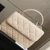 Handbag de marca clássica de 3 tamanho de traseiro Bolsa de couro portátil autêntico com número de série Fashion-Cross-Body