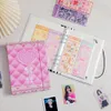 Notepads Sharkbang Arrival A5 Binder Ring Hard Cover Collect Book Pearl Heart Journal Refulls Bandage Postcards Sticker Organizer 230408