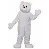 Halloween mignon ours polaire mascotte costumes de haute qualité dessin animé thème personnage carnaval unisexe adultes taille tenue de fête de Noël costume pour hommes femmes