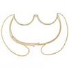 Belts Chest Bracket Bras Chain Upscale Delicate Woman Underwear Jewelry U-shape Body Trendy Beauty Coin Sexy Model