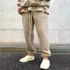 EssentialSweatpant 남성 및 여성 팬츠 하이 스트리트 브랜드 레깅스 더블 스레드 캐주얼 한 느슨한 피팅 스포츠 미국 위생 가을 겨울 트렌드 고품질