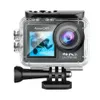 Caméras vidéo d'action sportive Caméra d'action 5K 30FPS 4K 60FPS double écran 170 ° grand angle 30 m caméra de sport étanche avec télécommande caméra de plongée pour vélo 231109