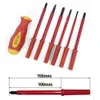 Screwdrivers Insulated screwdriver set withstand voltage 1000V slotted screwdriver set with testing pen and electrician manual tools 230410