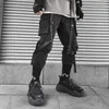 Herrenhose Herren Cargohose Hip Hop Streetwear Joggerhose Hit Color Pocket Jogginghose Sommer Harajuku Lässige Bänder Techwear Hose 230408