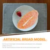 Party Decoration Simulated Bread Pu Prop Fake Model Food Toy Showcase Simulation Cake Decorating