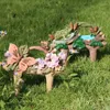 Décorations de jardin Conte de fées Insertion de sol Pots de fleurs décoratifs Ornements de patio extérieur Terrasse Balcon créatif en pot