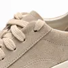 Abito ENIOUSS Fondo spesso in pelle nabuk Donna Scarpe basse casual Primavera Autunno Lace-up Sneakers femminili alla caviglia 230410 GAI GAI GAI