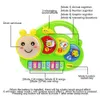 Batteries Percussion 2 Types Bébé Musique Clavier Piano Tambour avec des Sons d'Animaux Chansons Éducatif Précoce pour Enfants Instruments de Musique Jouets