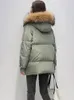 Dames down parkas down cotton jas dames winter dikke gevoerde jassen vrouwelijke oversized mode mode parkas dames casual losse warme overjas 231109