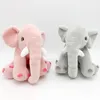 20cmの象の人形ソフトボディダウンコットンぬいぐるみ小さな象の人形吸盤グラブマシンドールぬいぐるみおもちゃ卸売