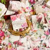 Journamm 200 unidades/pacote estética decoração papel lixo diário colagem papelaria diy scrapbooking flores vintage artesanato