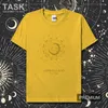 メンズTシャツコンステレーションアート12星座メンズシャツティーホワイトストリートウェアミーティングトップスファッションジム服の夏