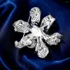Broches mode luxe tout-match Corsage Zircon fleur broche costume manteau broche femmes bijoux TB619