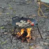 Tools Outdoor Aluminum-alloy Baking Tray Bracket Portable Gas Stove Barbecue Plate Pot Rack
