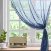 Curtain Drapes Treatment For Bedroom Rustic Window Gauze Windows Decor Curtains Home Screen