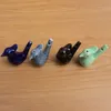 Цветная рисунок керамическая вода -птица свистка в ванне музыкальные инструменты игрушки дети Раннее обучение образовательное детское подарка игрушка