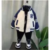 Coat Children's Warm Jacket 2023 Boys and Girls Cotton With Plush Thick Clothes Autumn Winter Baby 231109