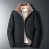 Men's Jackets Men Winter Windproof Warm Thick Fleece Jacket Men Fashion Casual Coat Men Autumn Brand Outwear Outdoor Classic Jacket Men 231110