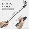 Selfie Monopods 5 w 1 Selfie Statyw z lekkim zdalnym sterowaniem dla telefonu komórkowego bezprzewodowego uchwytu stabilizatora Bluetooth dla telefonu iPhone'a Samsung Q231110