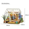 Doll House Accessories Robotime Rolife Dreamy Garden Diy Dollhouse Miniature Mini Wood Kit Toy 3D Diorama for Kids 231109