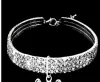 Bling Rhinestone Dog Collar Pet Crystal Diamond Collar Size Collage Leashes Halsband Hundtillbehör PET -leveranser ZZ