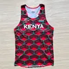 Herrtankstoppar Uganda Stripes Man Fast Running Net Breattable Vest Speed ​​Professional Athlete Track Field Singlet Anpassningsbar 230410