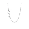 Pandoras halsband Sterling Silver Kvinnakedjan Pure Chain DIY Halsband 925 Silver Women's Light Luxury Nisch Pandoras Box Charms Necklace Pandoras