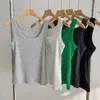 Camisoles Tanki U-Neck Bra Bielizna damska sprężyna/lato Slim Fit Koszulka Bez rękawów Top 230410